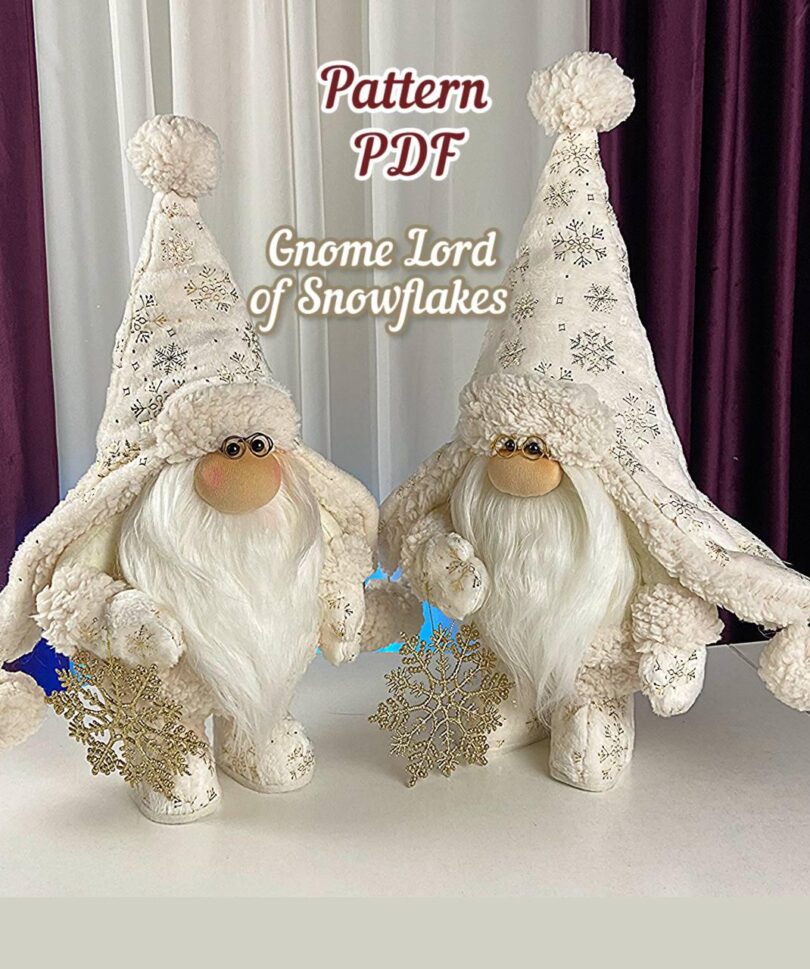 pattern pdf scandinavian gnome Lord of Snowflakes