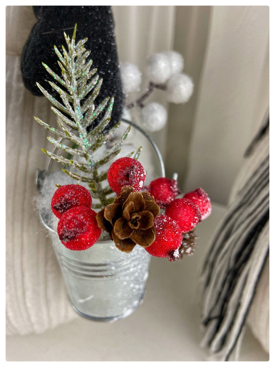 pattern pdf snowman gentleman in hat Christmas New Year - Image 9