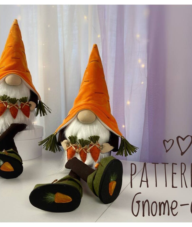 pattern pdf scandinavian gnome carrot
