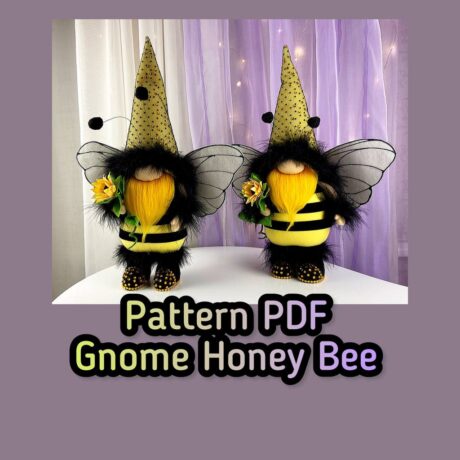 pattern pdf scandinavian gnome honey bee bumblebee