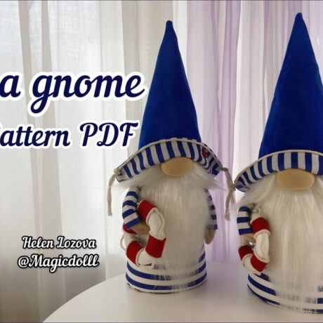 pattern pdf scandinavian sea gnome