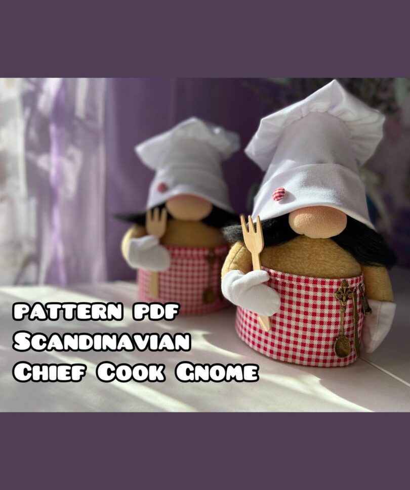 pattern pdf scandinavian chief cook gnome