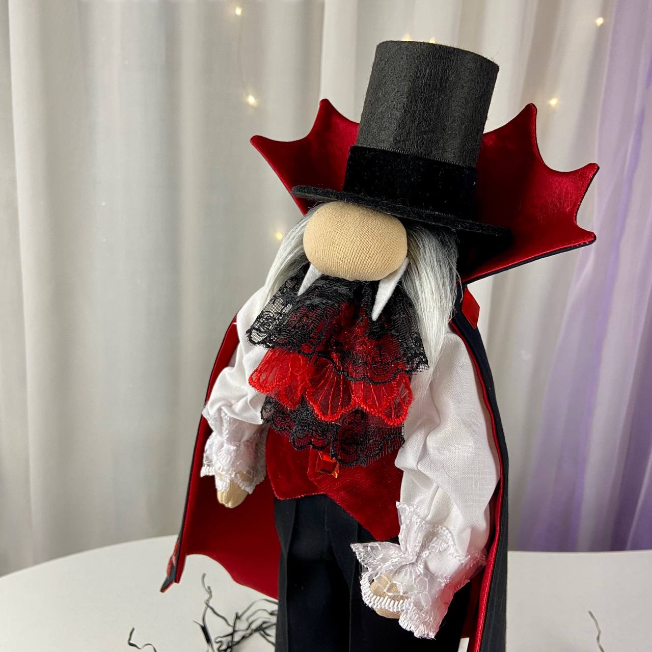 pattern pdf scandinavian gnome vampire for Halloween - Image 5