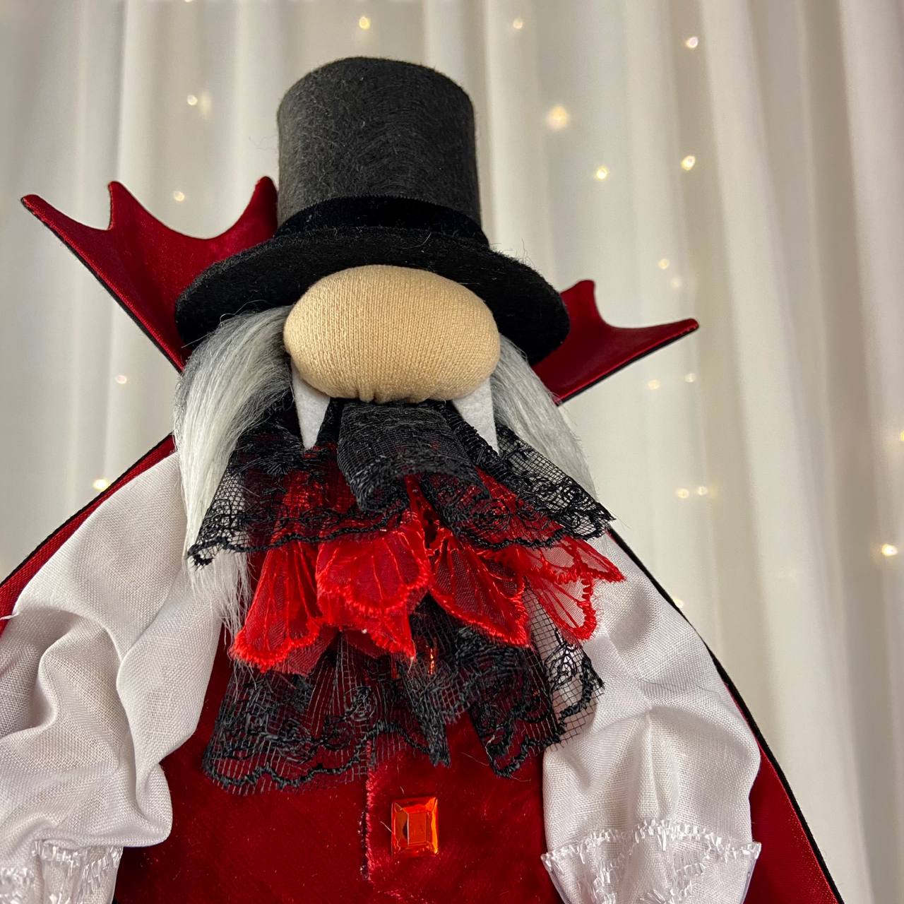 pattern pdf scandinavian gnome vampire for Halloween - Image 6