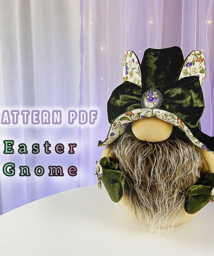scandinavian easter gnome pattern pdf