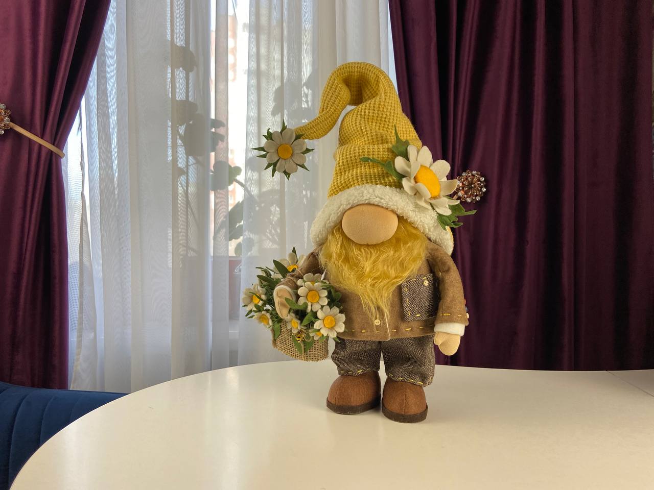 pattern pdf for scandinavian gnome daisy gnome chamomile flower gnome - Image 5