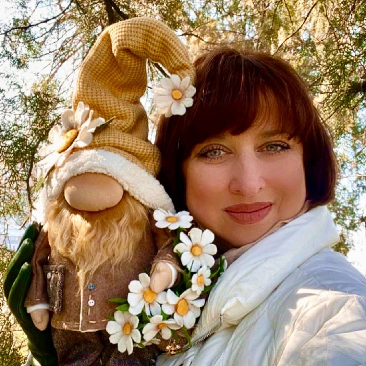 pattern pdf for scandinavian gnome daisy gnome chamomile flower gnome - Image 3