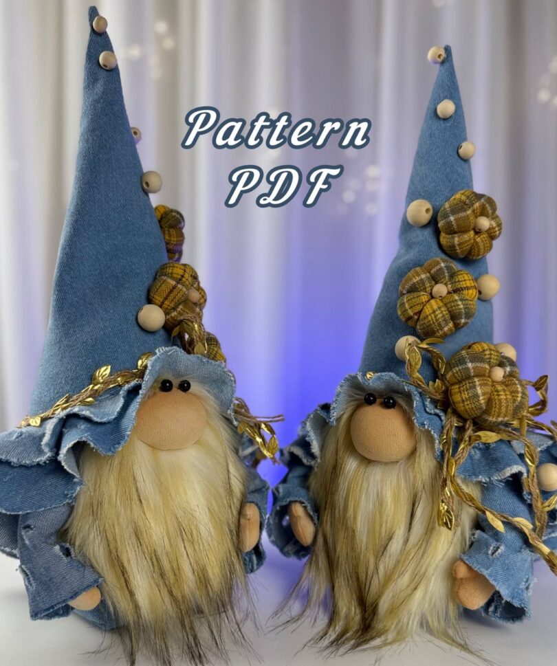 pattern pdf Scandinavian Denim Gnome