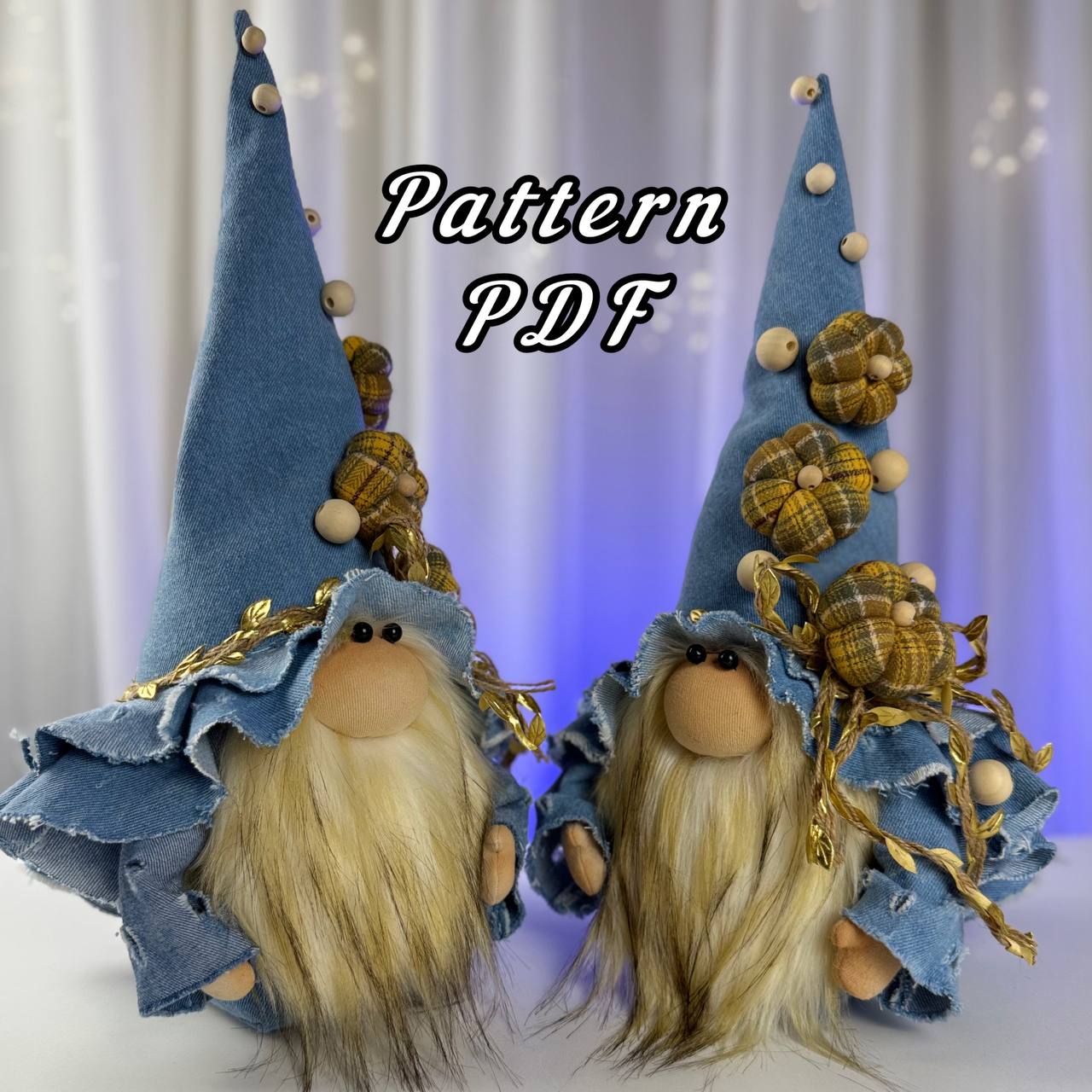 pattern pdf Scandinavian Denim Gnome - Image 3