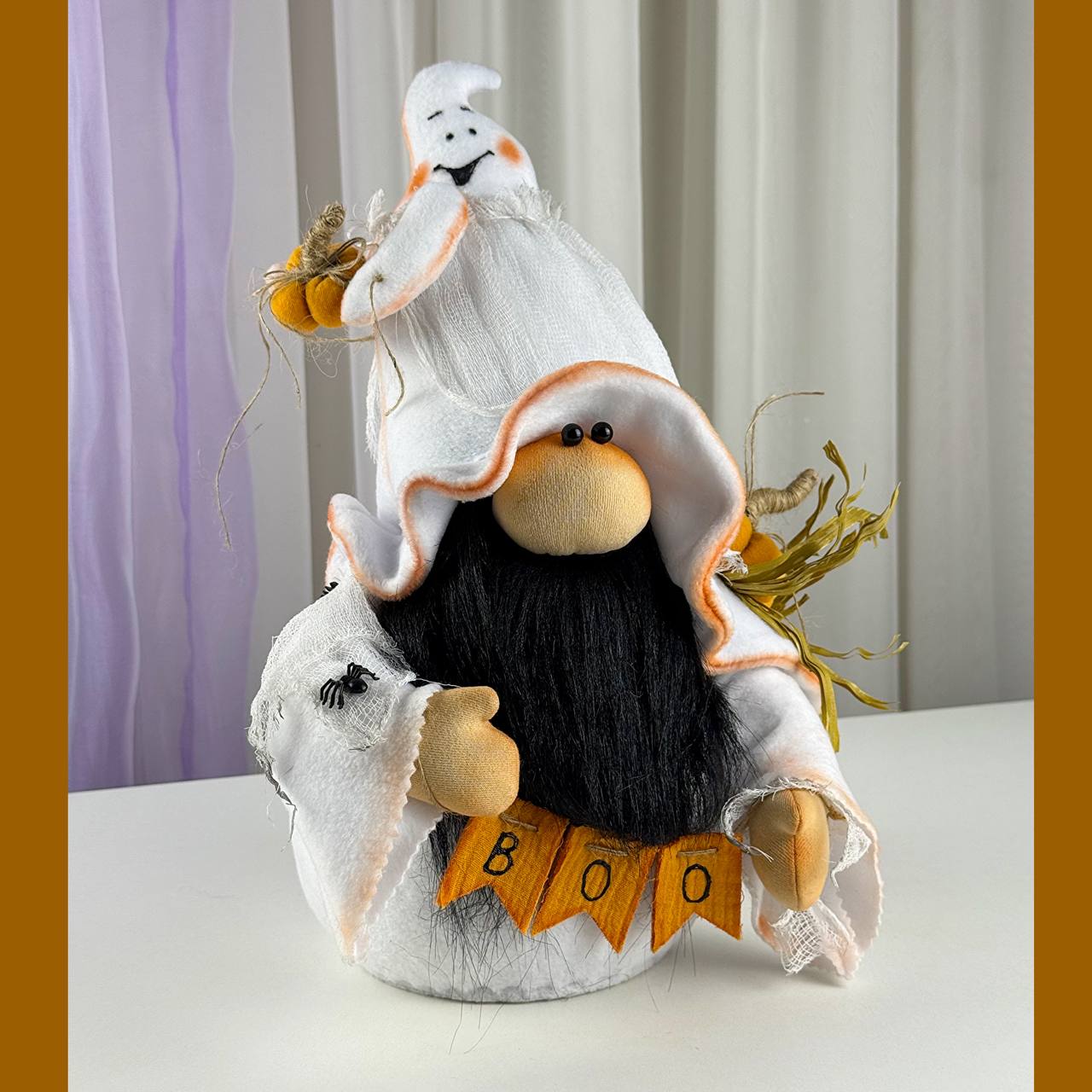 pattern pdf scandinavian gnome ghost for Halloween - Image 5