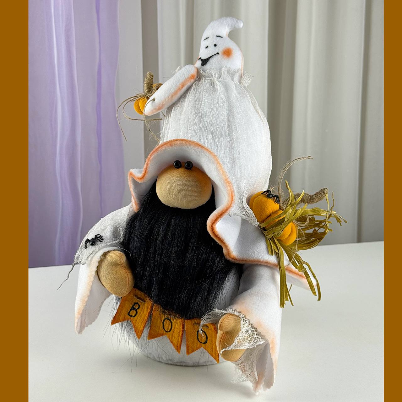 pattern pdf scandinavian gnome ghost for Halloween - Image 7