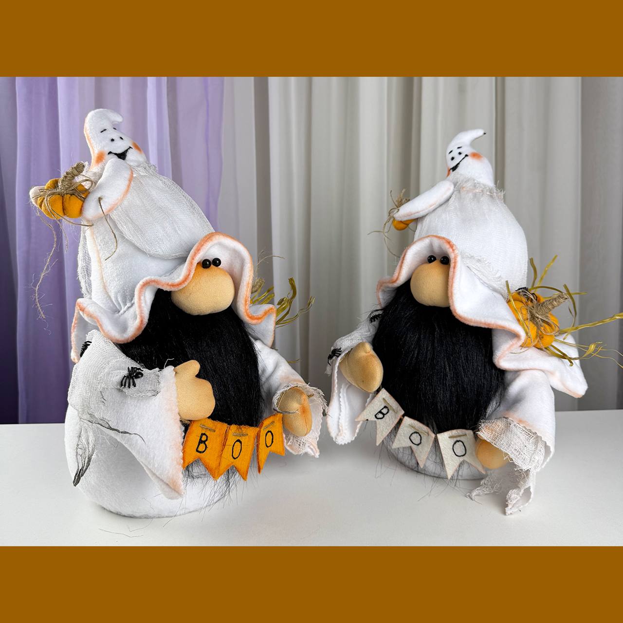 pattern pdf scandinavian gnome ghost for Halloween - Image 8