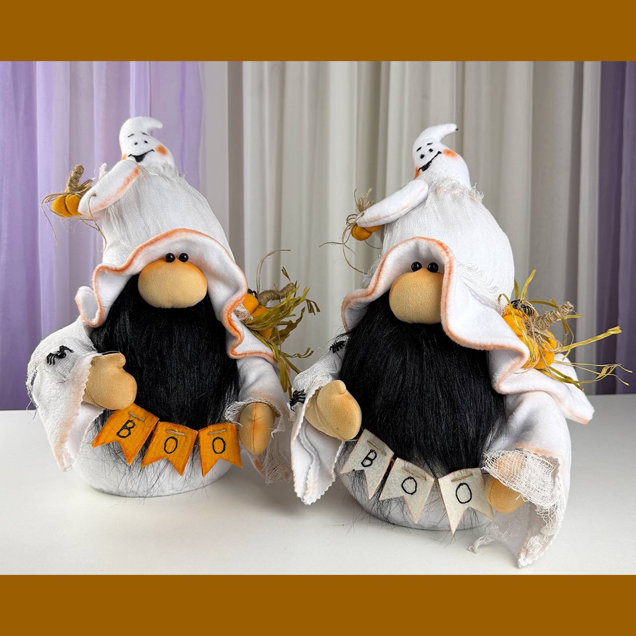 pattern pdf scandinavian gnome ghost for Halloween - Image 9