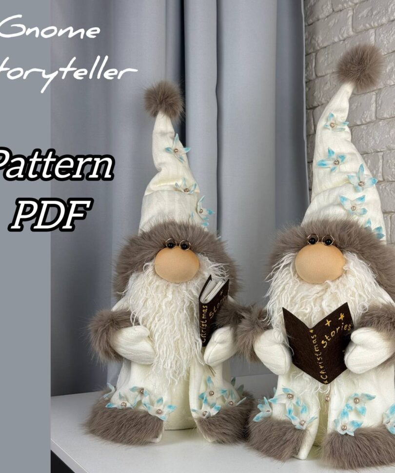 pattern pdf for scandinavian gnome storyteller