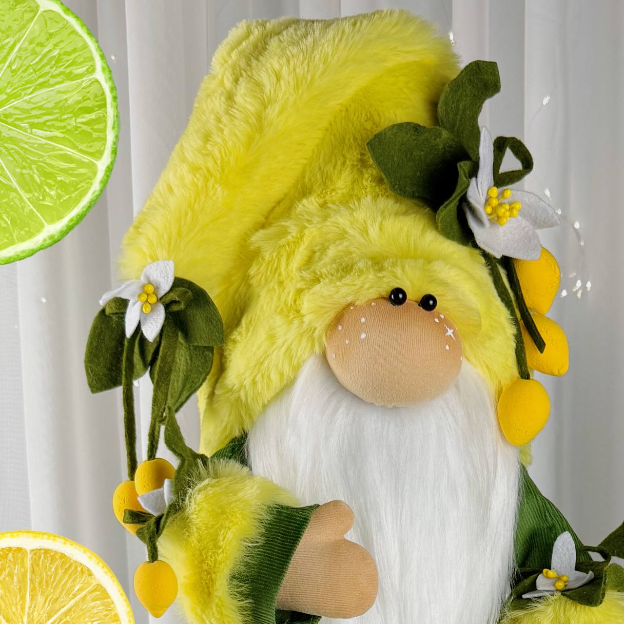 Scandinavian Lemon Gnome Sewing Pattern: Limoncello Decor - Image 7