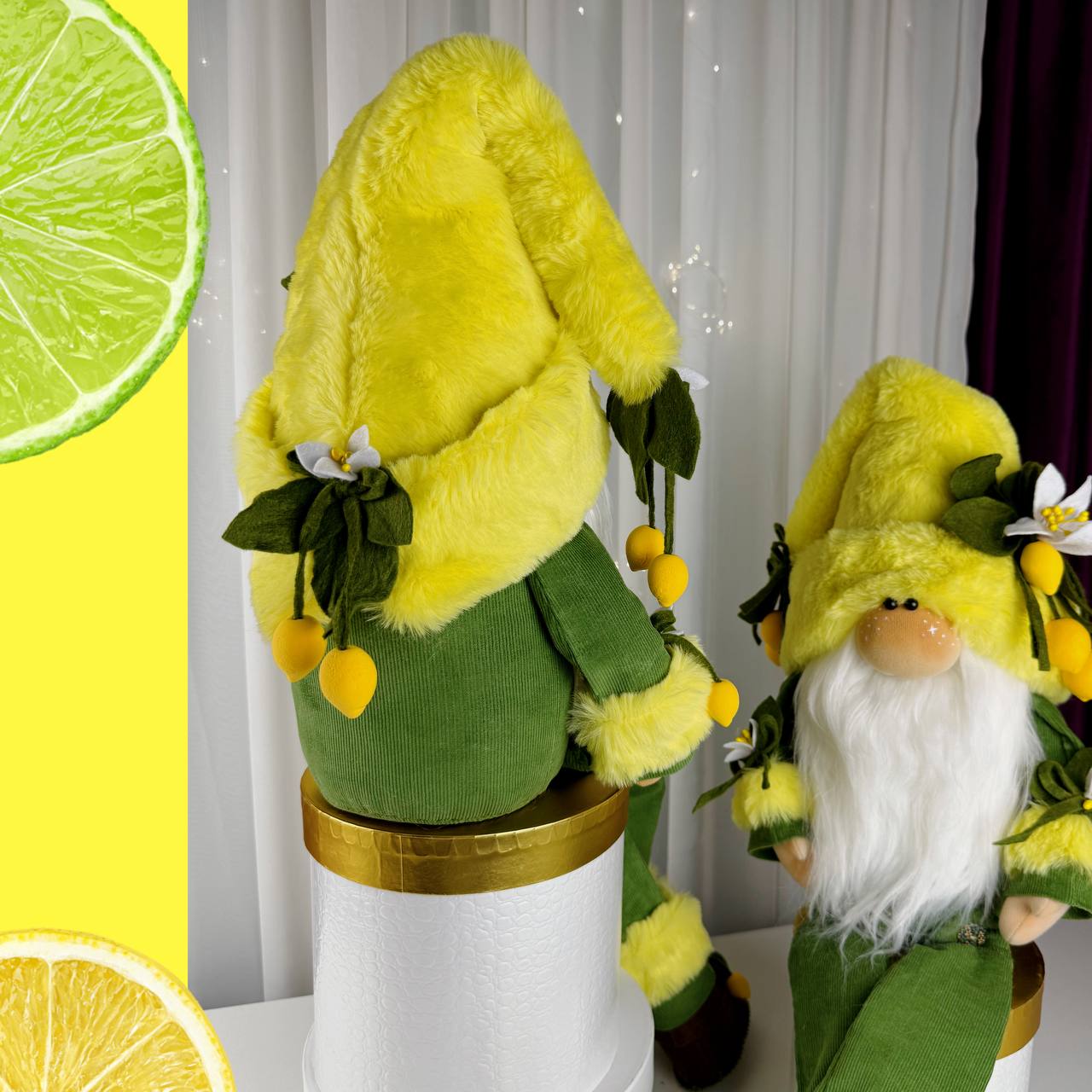 Scandinavian Lemon Gnome Sewing Pattern: Limoncello Decor - Image 8