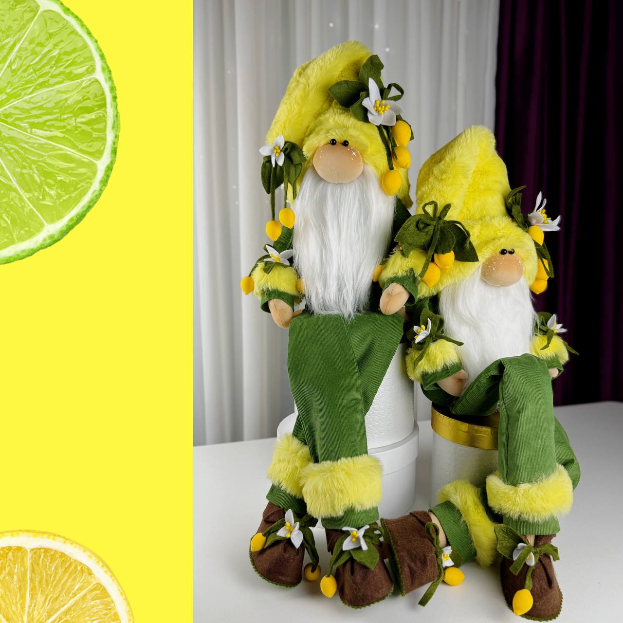 Scandinavian Lemon Gnome Sewing Pattern: Limoncello Decor - Image 10