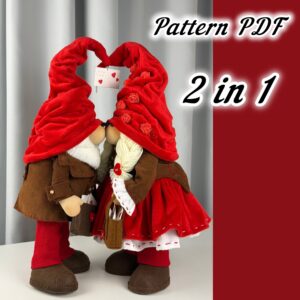Set of Gnomes Postman of Love Boy+ Girl