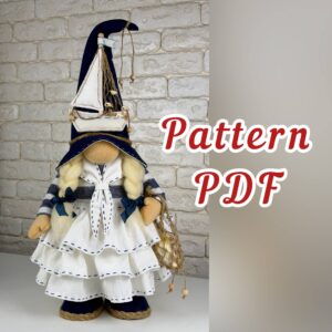 pattern pdf for scandinavian gnome Marina Girlfriend of Captain Marcello